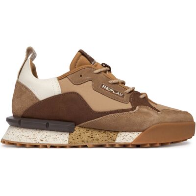 Sneakers REPLAY GMS1P .000.C0073L Beige 44 male Sneakers REPLAY GMS1P .000.C0073L Beige 44 male