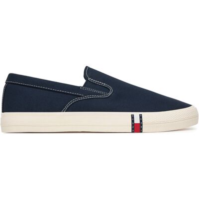 Sneakers aus Stoff Tommy Jeans Archive Vulc. Y2K Slip On EM0EM01675 Dunkelblau 41 male Sneakers aus Stoff Tommy Jeans Archive Vulc. Y2K Slip On EM0EM01675 Dunkelblau 41 male