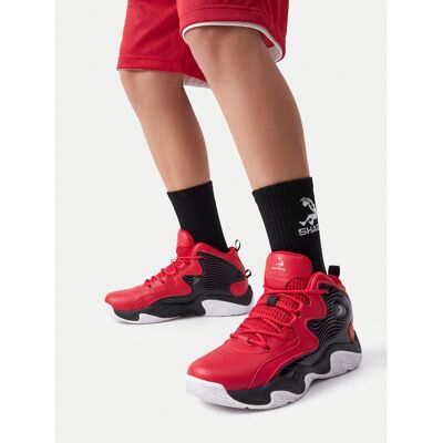 Basketballschuhe SHAQ EO-DEVASTATOR 3.0 AQ95078B-R Rot 38 male Basketballschuhe SHAQ EO-DEVASTATOR 3.0 AQ95078B-R Rot 38 male