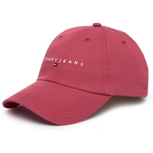 Cap Tommy Jeans Tjw Linear Logo 6 Panel Cap AW0AW16868 Rot OS female