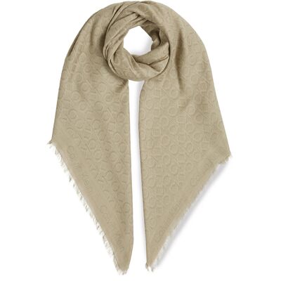 Tuch Calvin Klein Monogram Jacquard Scarf K60K608779 Grün NOSIZE female Tuch Calvin Klein Monogram Jacquard Scarf K60K608779 Grün NOSIZE female