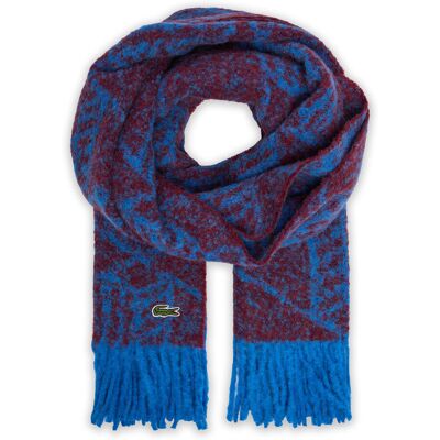 Schal Lacoste RE0804 Blau NOSIZE unisex Schal Lacoste RE0804 Blau NOSIZE unisex