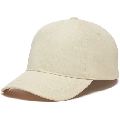 Cap Calvin Klein Monogram Jacquard Cap K60K612871 Creme NOSIZE female Cap Calvin Klein Monogram Jacquard Cap K60K612871 Creme NOSIZE female