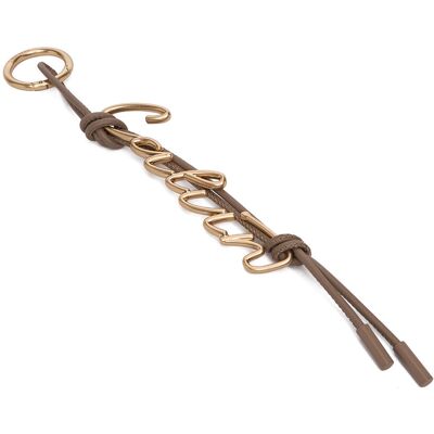 Schlüsselanhänger Calvin Klein Knotted Script Hw Bag Charm LV04F1193G Beige NOSIZE female Schlüsselanhänger Calvin Klein Knotted Script Hw Bag Charm LV04F1193G Beige NOSIZE female