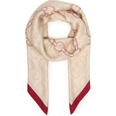 Schal Tommy Hilfiger Chain Silk Large Scarf AW0AW18277 Rot NOSIZE female Schal Tommy Hilfiger Chain Silk Large Scarf AW0AW18277 Rot NOSIZE female
