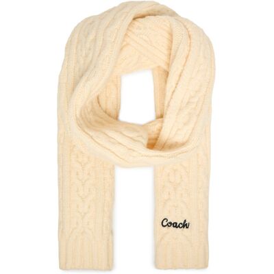 Schal Coach CCL89 Creme NOSIZE female Schal Coach CCL89 Creme NOSIZE female