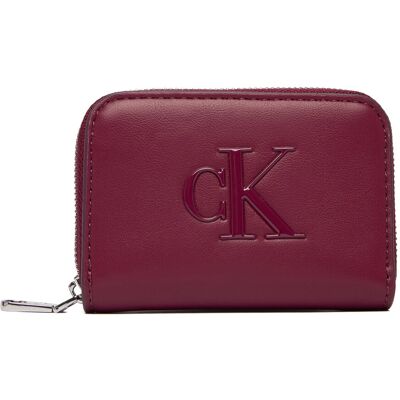 Geldbörse Calvin Klein Bold Ck Medium Zip Around LV04F1154G Dunkelrot NOSIZE female Geldbörse Calvin Klein Bold Ck Medium Zip Around LV04F1154G Dunkelrot NOSIZE female