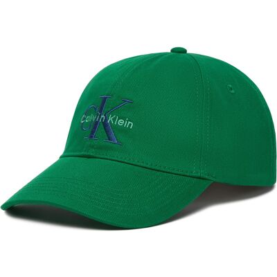 Cap Calvin Klein Monologo Embroidery Baseball Cap LV04G5004G Grün NOSIZE male Cap Calvin Klein Monologo Embroidery Baseball Cap LV04G5004G Grün NOSIZE male