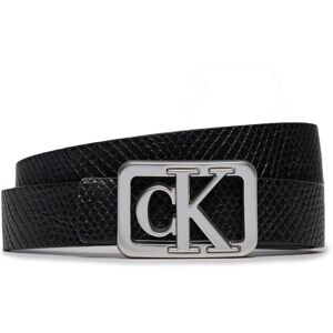 Damengürtel Calvin Klein Mono Plaque Rev Lthr Belt 25Mm K60K611487 Black BEH 100 female