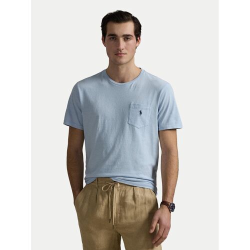 Polo Ralph Lauren T-Shirt 710964511004 Himmelblau Regular Fit L male