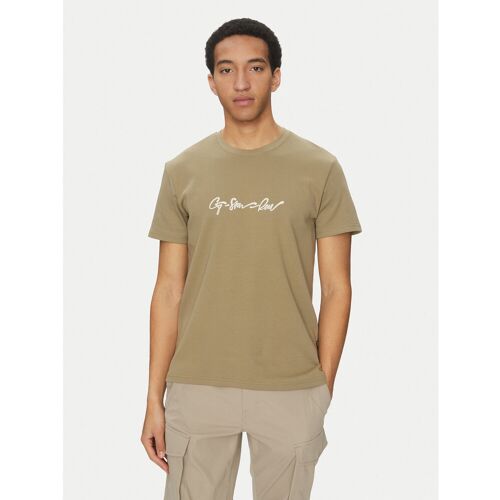 G-Star Raw T-Shirt G-Script D25150-C812 Grün Regular Fit S male