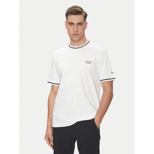 BOSS T-Shirt C-Taut 197 50543341 Weiß Regular Fit M male