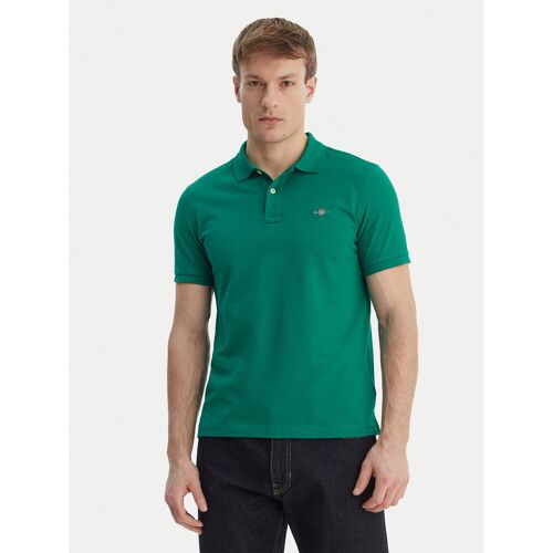 Gant Poloshirt Shield 2220 Grün Slim Fit XL male