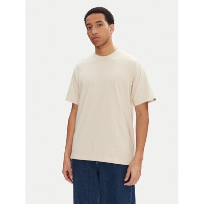 Vans T-Shirt Left Chest II VN000P1P Beige Loose Fit S male Vans T-Shirt Left Chest II VN000P1P Beige Loose Fit S male
