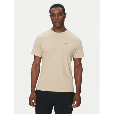 Columbia T-Shirt Barton Springs™ 2058331 Beige Regular Fit XXL male Columbia T-Shirt Barton Springs™ 2058331 Beige Regular Fit XXL male