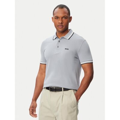 BOSS Poloshirt Paddy 50469055 Dunkelgrau Regular Fit XXL male BOSS Poloshirt Paddy 50469055 Dunkelgrau Regular Fit XXL male