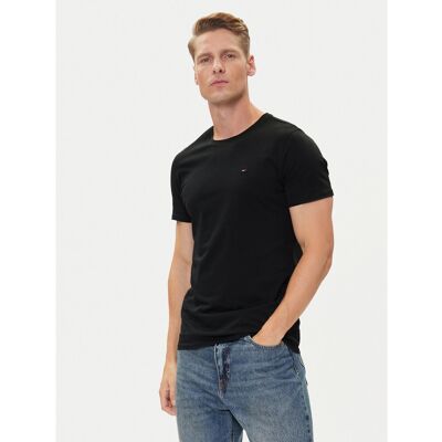 Tommy Jeans T-Shirt DM0DM04411 Schwarz Slim Fit L male Tommy Jeans T-Shirt DM0DM04411 Schwarz Slim Fit L male