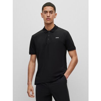 Hugo Poloshirt Donos222 50466182 Schwarz Regular Fit XL male Hugo Poloshirt Donos222 50466182 Schwarz Regular Fit XL male