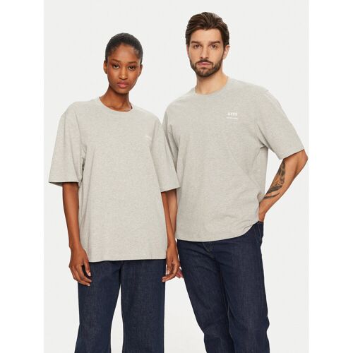 AMI Paris T-Shirt UTS024.726 0951 Grau Regular Fit XS unisex