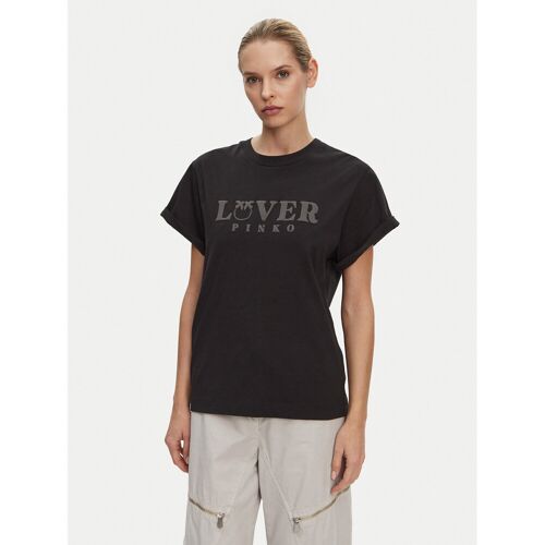 PINKO T-Shirt Torcetti 104605 A2D1 Schwarz Regular Fit M female