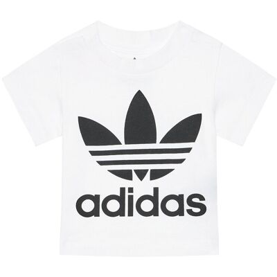 adidas Kids Trefoil T-Shirt - Weiß - T-Shirt adidas Kids Trefoil T-Shirt - Weiß - T-Shirt