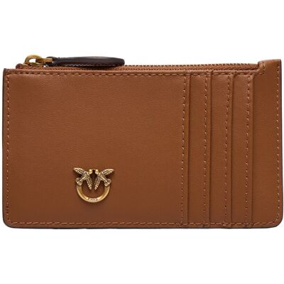 Kreditkartenetui PINKO Airone Cardholder. AI 23-24 PCPL 100251 A0GK Braun NOSIZE female Kreditkartenetui PINKO Airone Cardholder. AI 23-24 PCPL 100251 A0GK Braun NOSIZE female