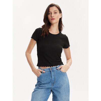 ONLY T-Shirt Emma 15201206 Schwarz Regular Fit M female ONLY T-Shirt Emma 15201206 Schwarz Regular Fit M female