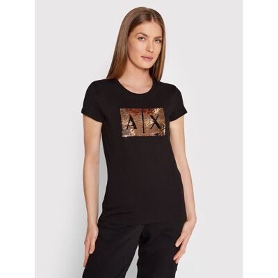 Armani Exchange T-Shirt 8NYTDL YJ73Z 6231 Schwarz Slim Fit S female Armani Exchange T-Shirt 8NYTDL YJ73Z 6231 Schwarz Slim Fit S female