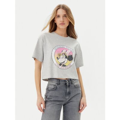 ONLY T-Shirt Mickey Minnie 15348126 Grau Regular Fit XL female ONLY T-Shirt Mickey Minnie 15348126 Grau Regular Fit XL female