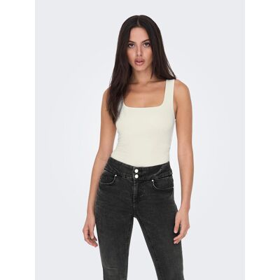 ONLY Top Lea 15278090 Weiß Regular Fit L female ONLY Top Lea 15278090 Weiß Regular Fit L female