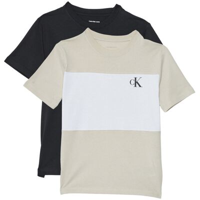 Calvin Klein Jeans T-Shirt-Set LVCKSJA46B Bunt Regular Fit 14Y unisex Calvin Klein Jeans T-Shirt-Set LVCKSJA46B Bunt Regular Fit 14Y unisex