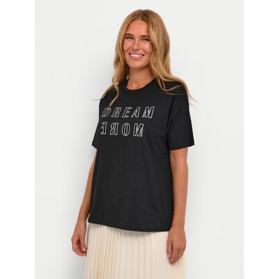 Kaffe T-Shirt Jenny 10508462 Schwarz Regular Fit XS female Kaffe T-Shirt Jenny 10508462 Schwarz Regular Fit XS female