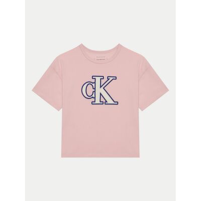 Calvin Klein Jeans T-Shirt IG0IG02806 Rosa Boxy Fit 14 female Calvin Klein Jeans T-Shirt IG0IG02806 Rosa Boxy Fit 14 female