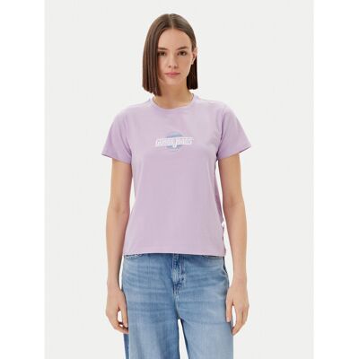 Guess Jeans T-Shirt W5GI26 J1314 Violett Regular Fit L female Guess Jeans T-Shirt W5GI26 J1314 Violett Regular Fit L female