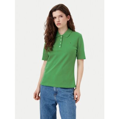 Tommy Hilfiger Poloshirt 1985 WW0WW43224 Grün Regular Fit XXS female Tommy Hilfiger Poloshirt 1985 WW0WW43224 Grün Regular Fit XXS female