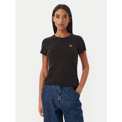 Calvin Klein Jeans T-Shirt J20J212883 Schwarz Regular Fit XXS female Calvin Klein Jeans T-Shirt J20J212883 Schwarz Regular Fit XXS female