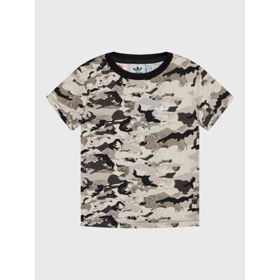 adidas T-Shirt Allover HK0276 Beige Regular Fit 18_24M unisex adidas T-Shirt Allover HK0276 Beige Regular Fit 18_24M unisex
