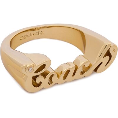 Ring Coach 37557624 Goldfarben 7 female Ring Coach 37557624 Goldfarben 7 female
