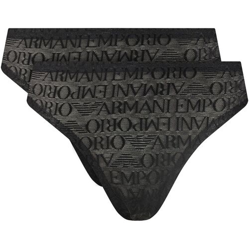 Emporio Armani Underwear Brazilian-Panty-Set EW000403 AF10880 MC005 Schwarz XL female