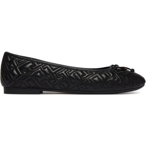 Ballerinas Tommy Hilfiger Th Quilted Ballerina FW0FW09264 Schwarz 41 female