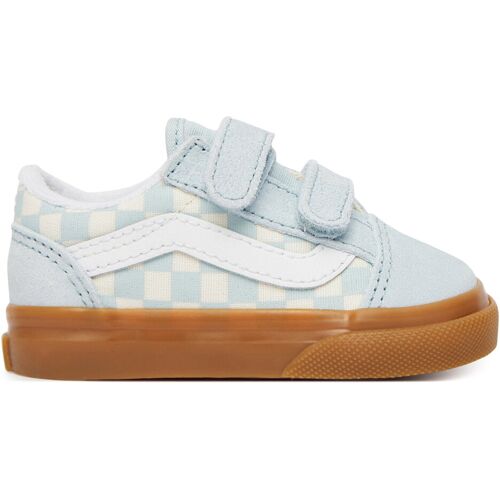 Sneakers aus Stoff Vans Old Skool V VN000CTGFOA1 Himmelblau 21_5 female