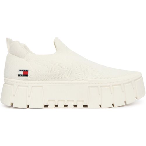 Sneakers Tommy Jeans Tjw Chunky Knit Sneaker EN0EN03014 Weiß 36 female