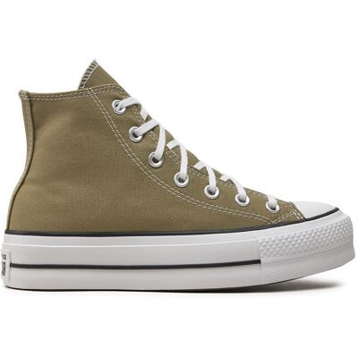 Sneakers aus Stoff Converse Chuck Taylor All Star Lift Hi A07571C Khakifarben 37_5 female Sneakers aus Stoff Converse Chuck Taylor All Star Lift Hi A07571C Khakifarben 37_5 female
