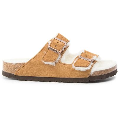 Hausschuhe Birkenstock Arizona Fur 1001135 Braun 35 female Hausschuhe Birkenstock Arizona Fur 1001135 Braun 35 female