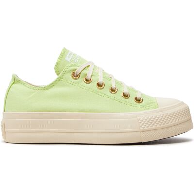 Converse Chuck Taylor All Star Lift Ox Grün - Schuhe Converse Chuck Taylor All Star Lift Ox Grün - Schuhe