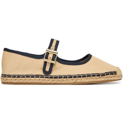 Espadrilles Tommy Hilfiger Buckle Maryjane Espadrille FW0FW09239 Braun 39 female Espadrilles Tommy Hilfiger Buckle Maryjane Espadrille FW0FW09239 Braun 39 female