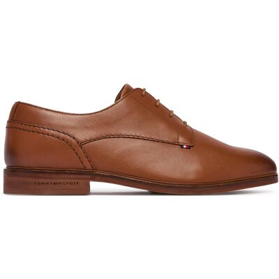 Halbschuhe Tommy Hilfiger Hilfiger Leather Dress Shoe FM0FM05777 Braun 44 male Halbschuhe Tommy Hilfiger Hilfiger Leather Dress Shoe FM0FM05777 Braun 44 male