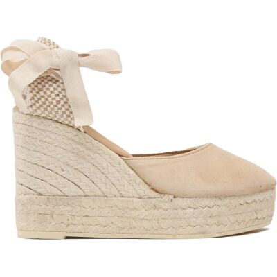 Espadrilles Manebi Soft Suede Wedge Espadrilles M 1.1 WV Beige 41 female Espadrilles Manebi Soft Suede Wedge Espadrilles M 1.1 WV Beige 41 female