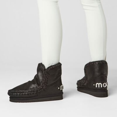 Schneeschuhe Mou Eskimo 18 With Rhinestones Logo Schwarz 39 female Schneeschuhe Mou Eskimo 18 With Rhinestones Logo Schwarz 39 female