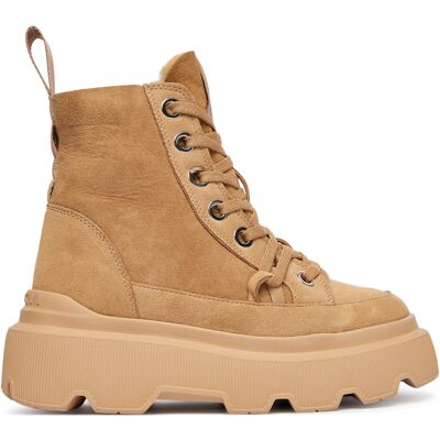 Schnürschuhe Inuikii Matilda Shearling 1002.002.0011 Beige 37 female Schnürschuhe Inuikii Matilda Shearling 1002.002.0011 Beige 37 female